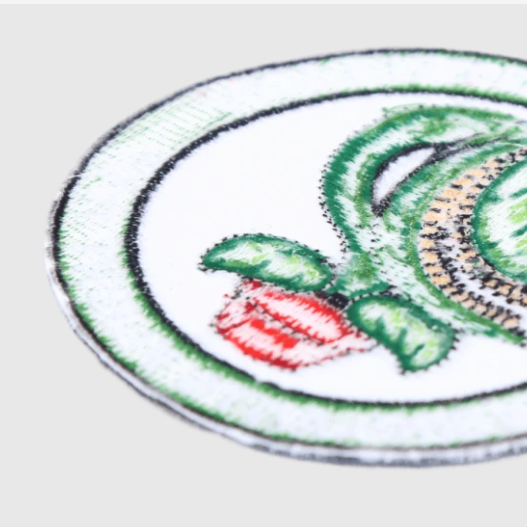 Iron-On Extending to Border