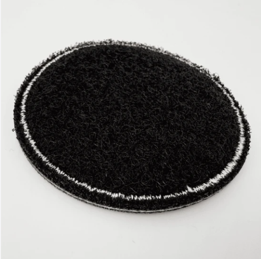 Velcro Loop Backing Satin Stitch