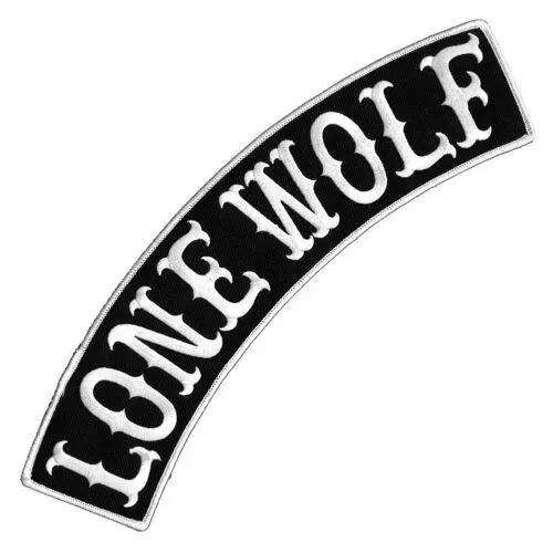 Embroidered patch example, circular design