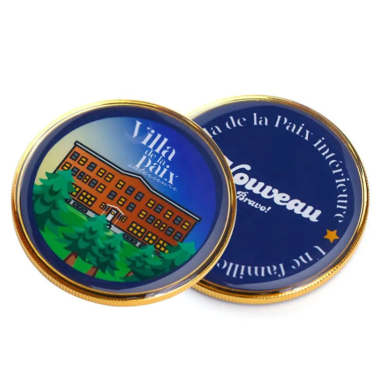 Offset Printing with Thick Epoxy Dome – Both Sides