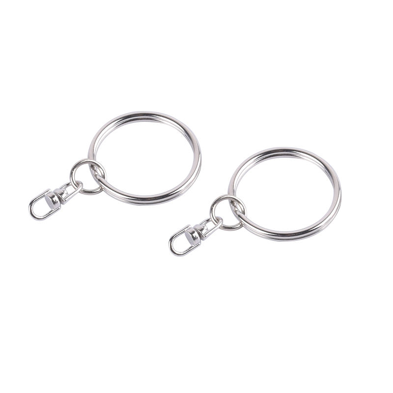 Split Ring with Swivel 8-Link


