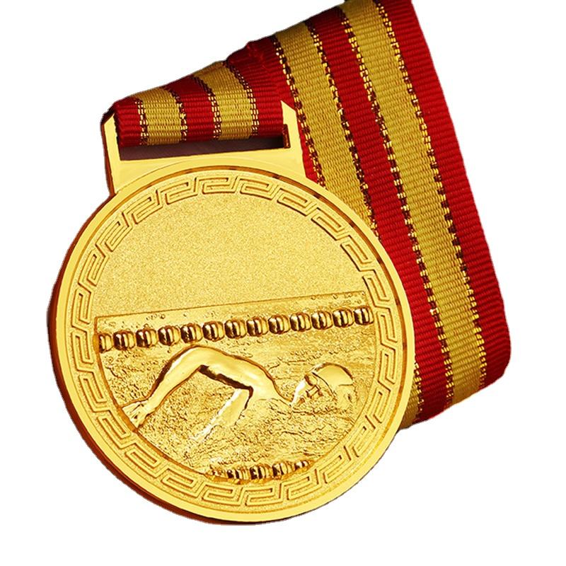 Medal with design on one side
