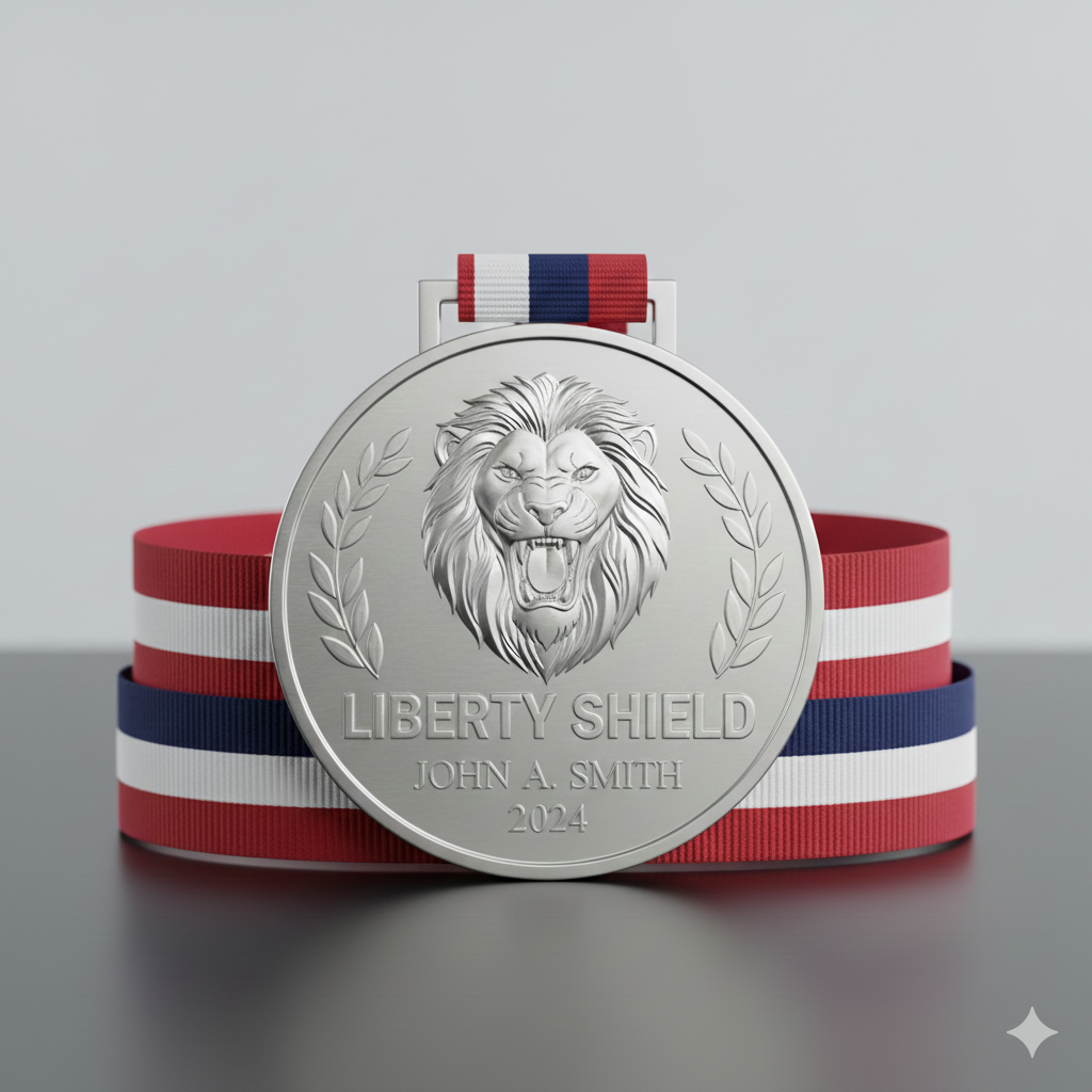 Sequential numbers medal