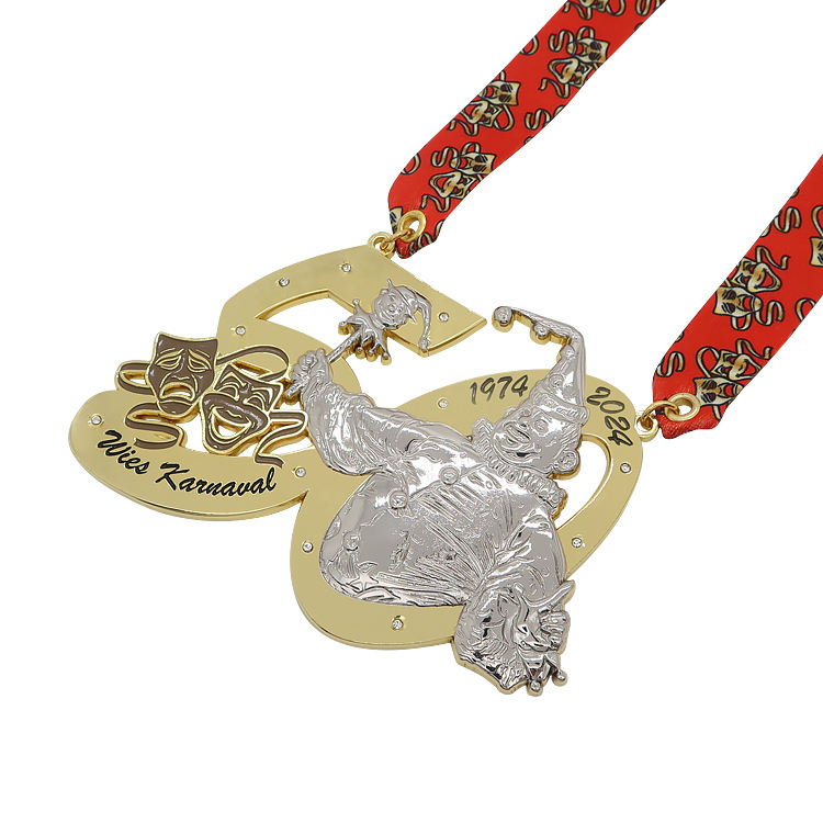 Two metal colors medal