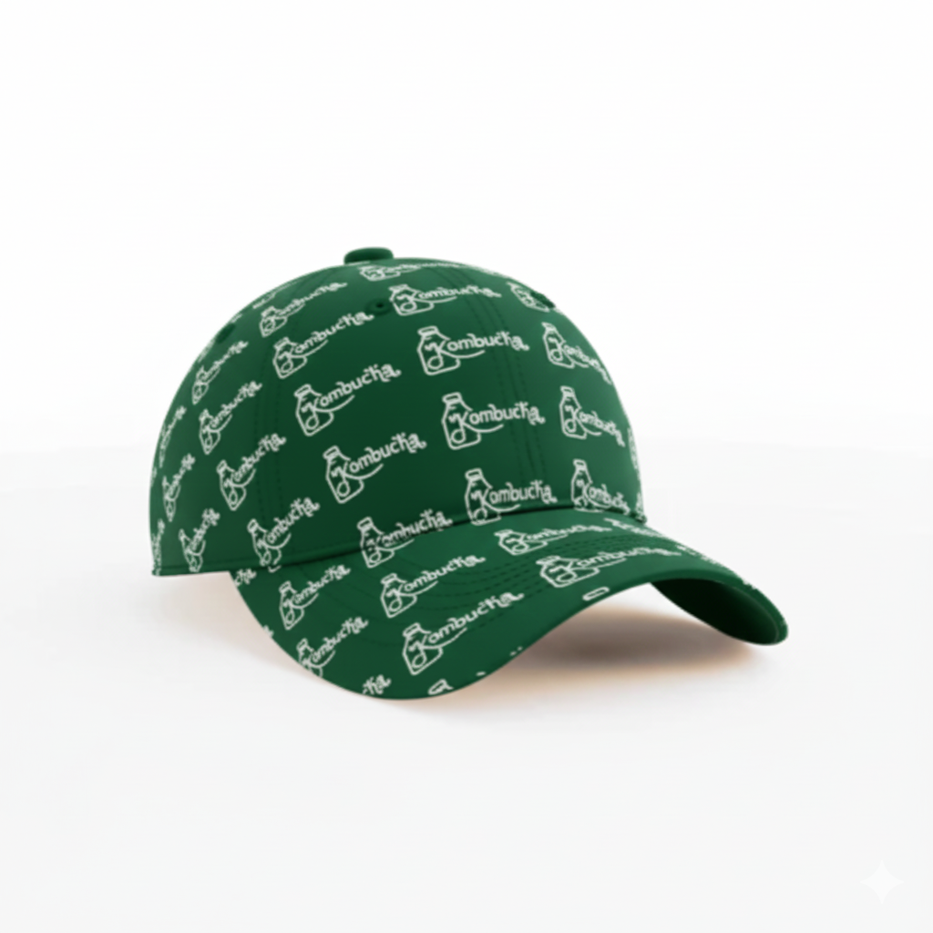 Screenprint 1 Color On Entire Cap
