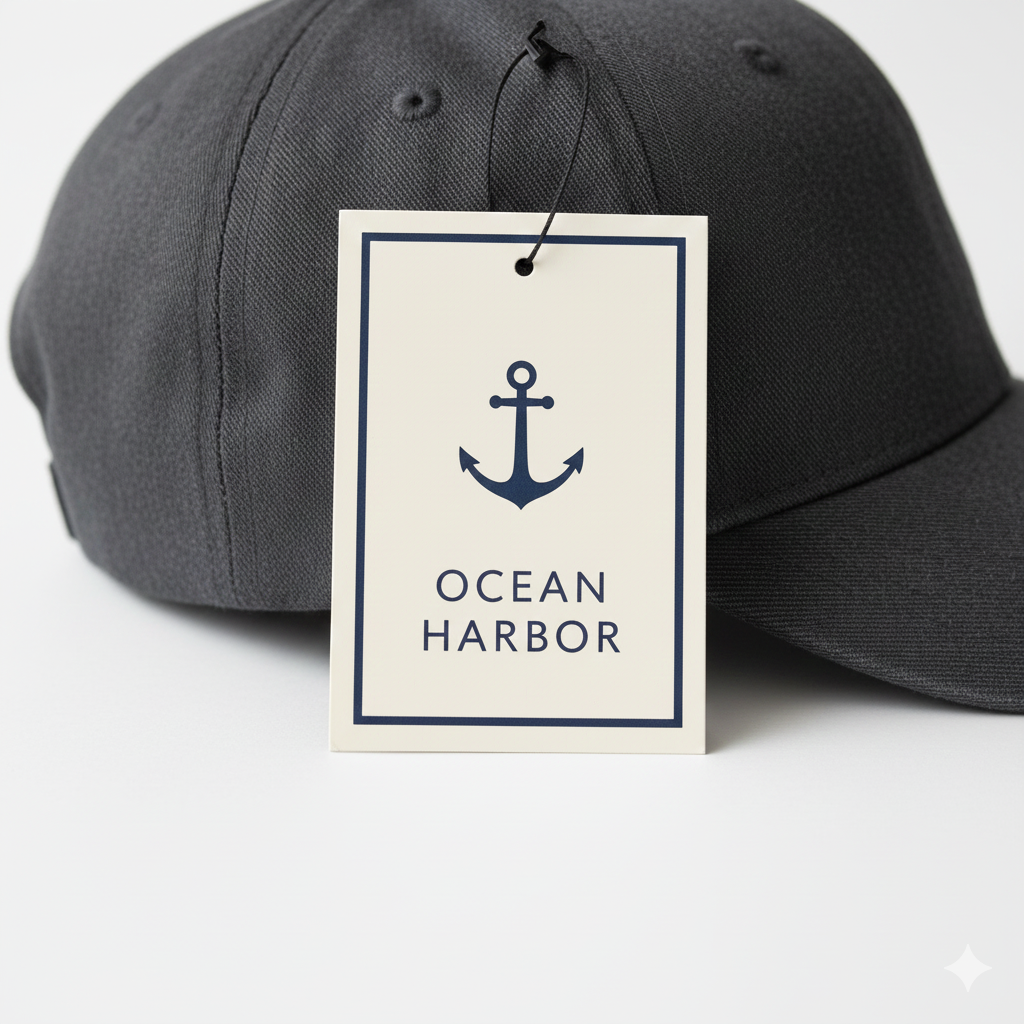 Hang Tag Attached To Cap

